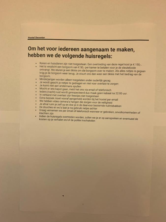 Kleinschalig Hostel In Deventer, Hartje Stad, Aan De Ijssel, Экстерьер фото